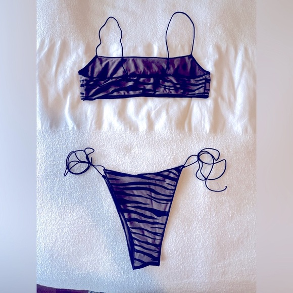 Tropic of C driftwood brown zebra bikini set - Picture 10 of 10